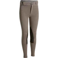 140 Kids' Horse Riding Patch Jodhpurs - Brown