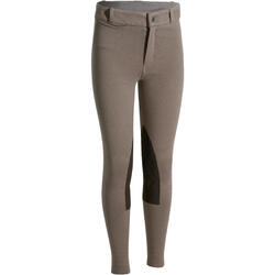 Pantalon équitation enfant 140 basanes marron