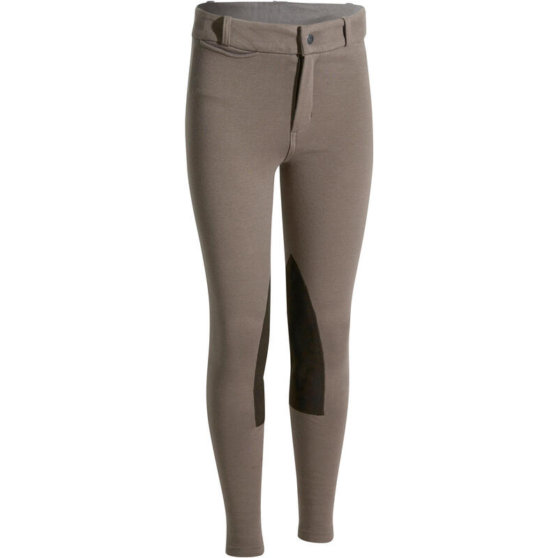 Pantalon équitation enfant 140 basanes marron Pantalon équitation enfant 140 basanes marron