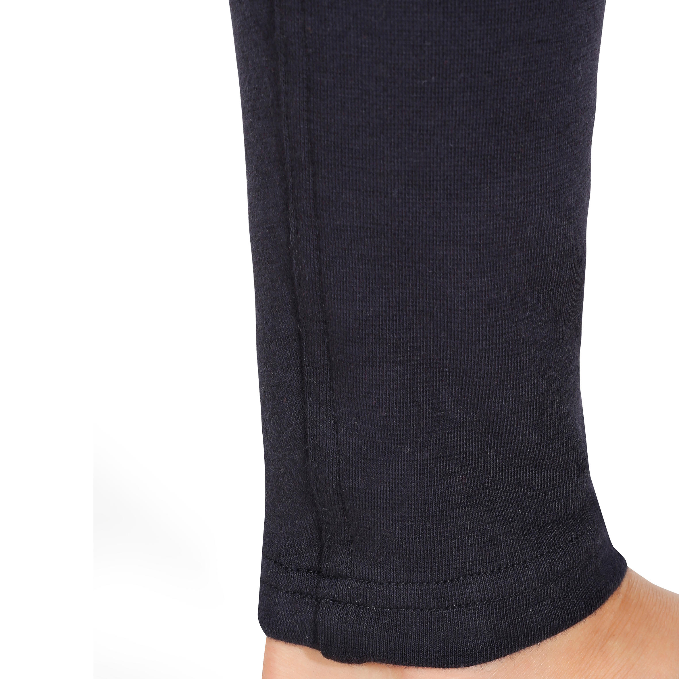 140 Kids' Horse Riding Patch Jodhpurs - Navy 14/16