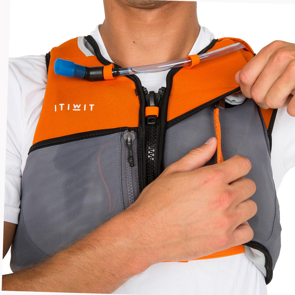 GILET-FLOTTABILITE-WAIRGO-HYDRA-50N-ORANGE-ITIWIT