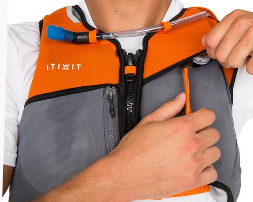 GILET-FLOTTABILITE-WAIRGO-HYDRA-50N-ORANGE-ITIWIT