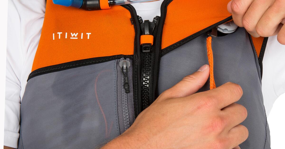 Giubbotto Gonfiabile Khroom Per Snorkeling E Sport Acquatici - Norma UE, Fino A 100 Kg, Doppia Camera