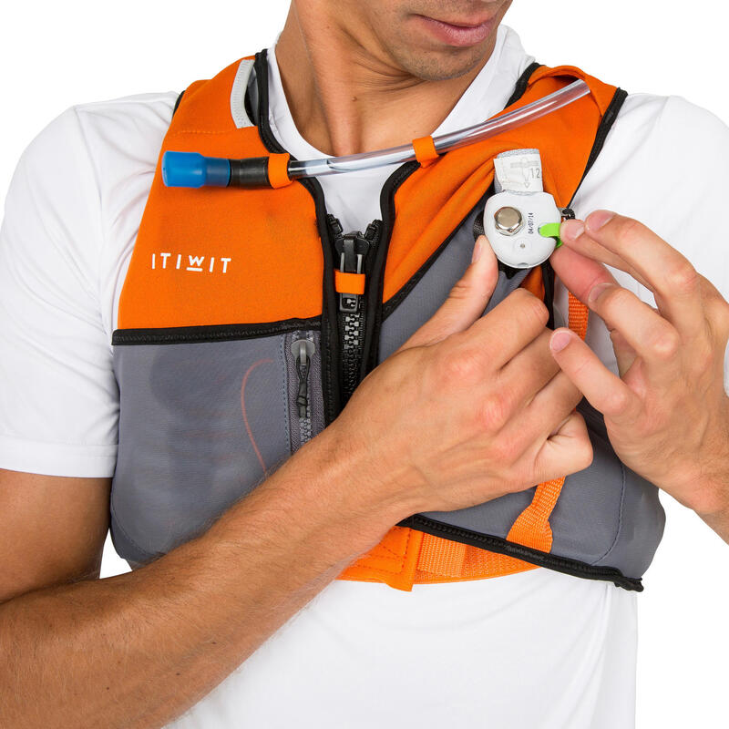 GILET AIDE A LA FLOTTABILITE SUP ET KAYAK WAIRGO HYDRATATION 50N ORANGE