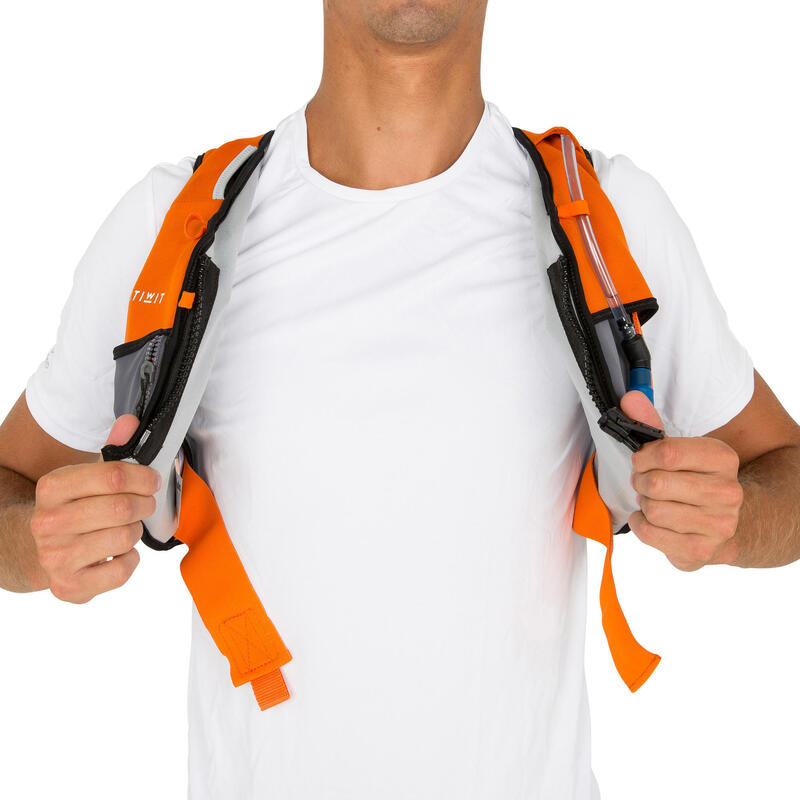 GILET AIDE A LA FLOTTABILITE SUP ET KAYAK WAIRGO HYDRATATION 50N ORANGE