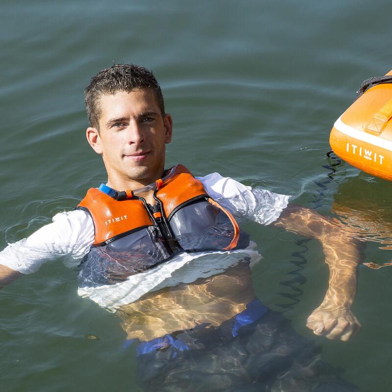 Aiuto al galleggiamento SUP kayak WAIRGO HYDRA 50N arancione
