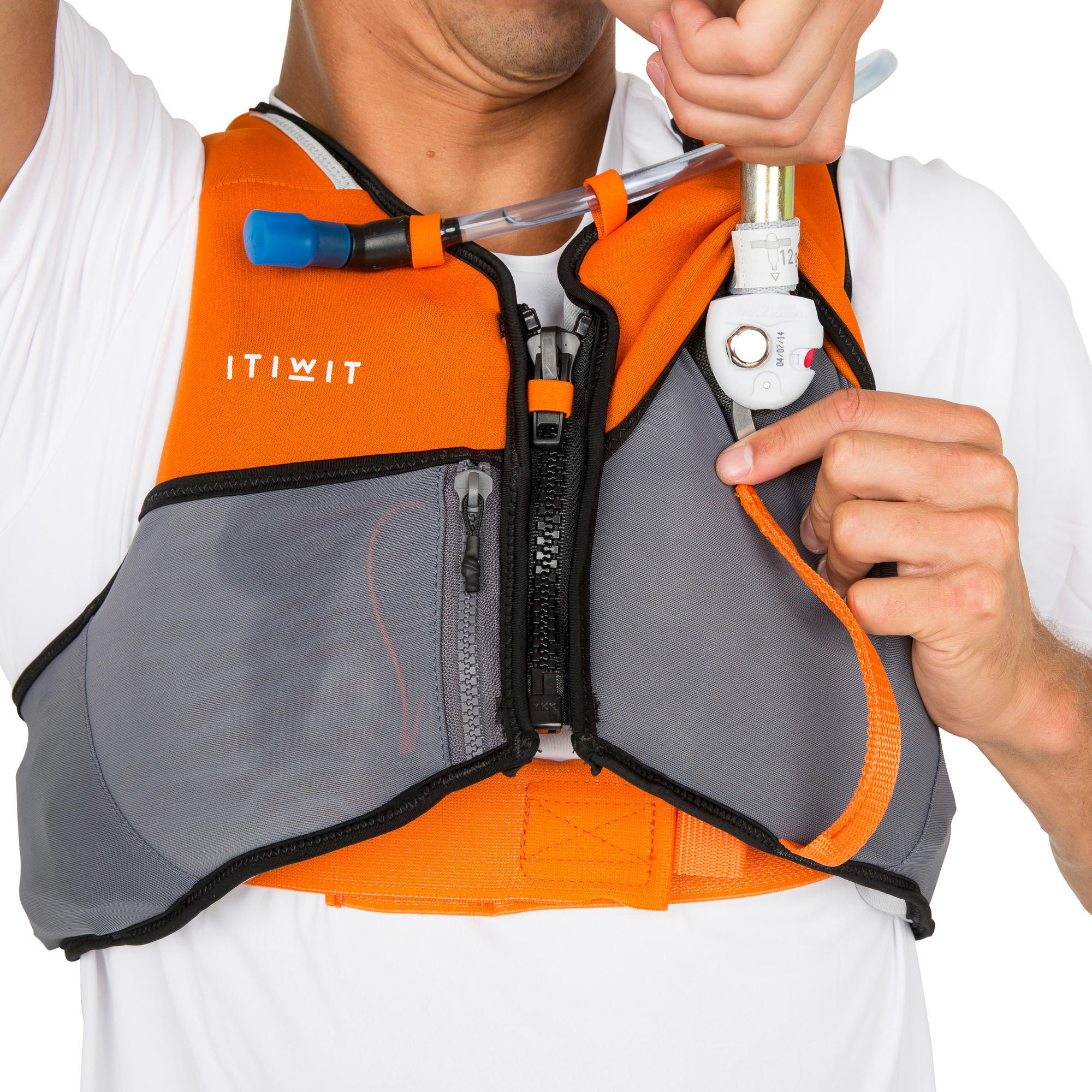 WAIRGO HYDRATION 50N ORANGE BUOYANCY VEST FOR SURF AND KAYAK