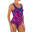 Karli Women's One-Piece Body-Sculpting Aquafitness Swimsuit - Leav Pink