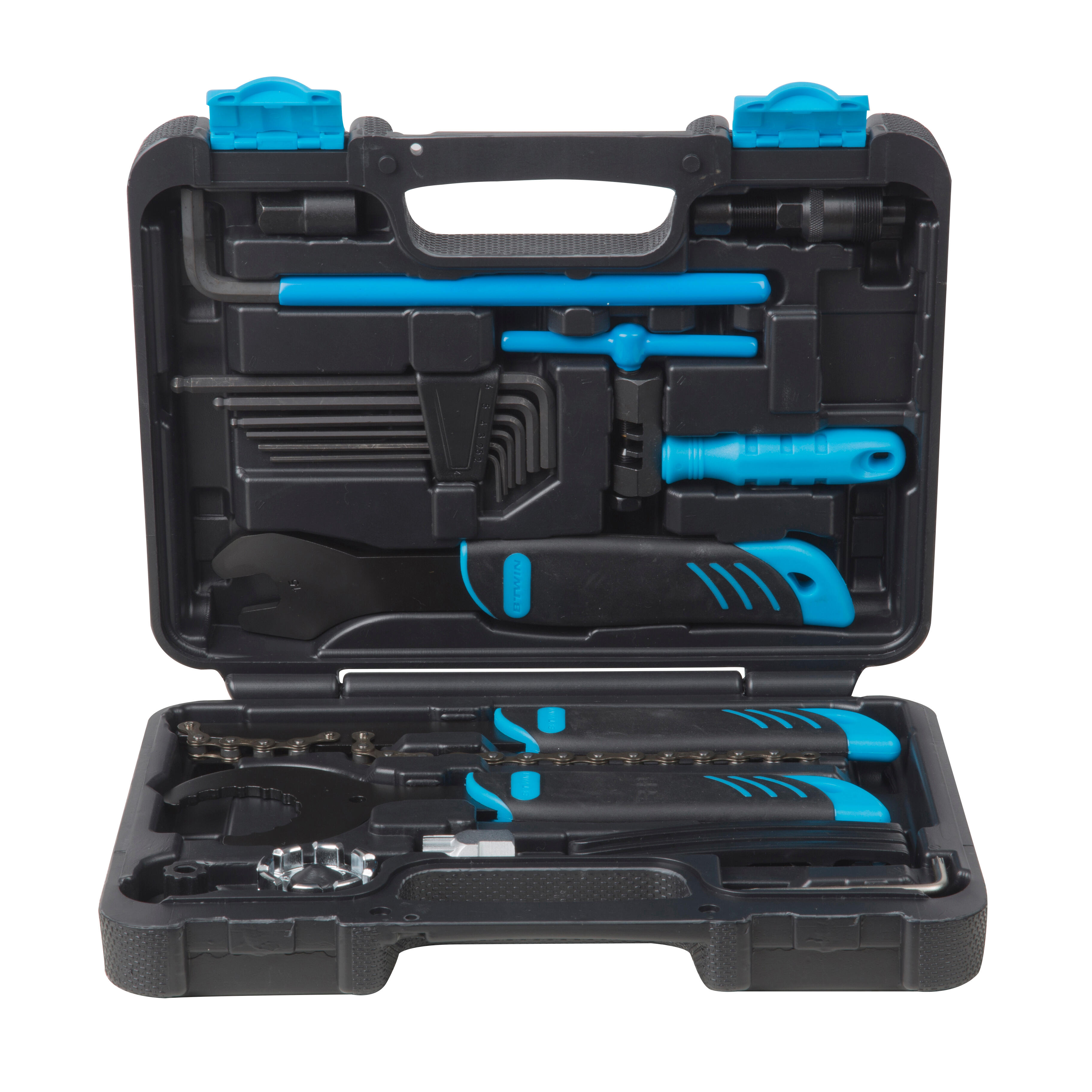 Bike Tool Box - HYTR 500 with 18 Essential Tools - DECATHLON