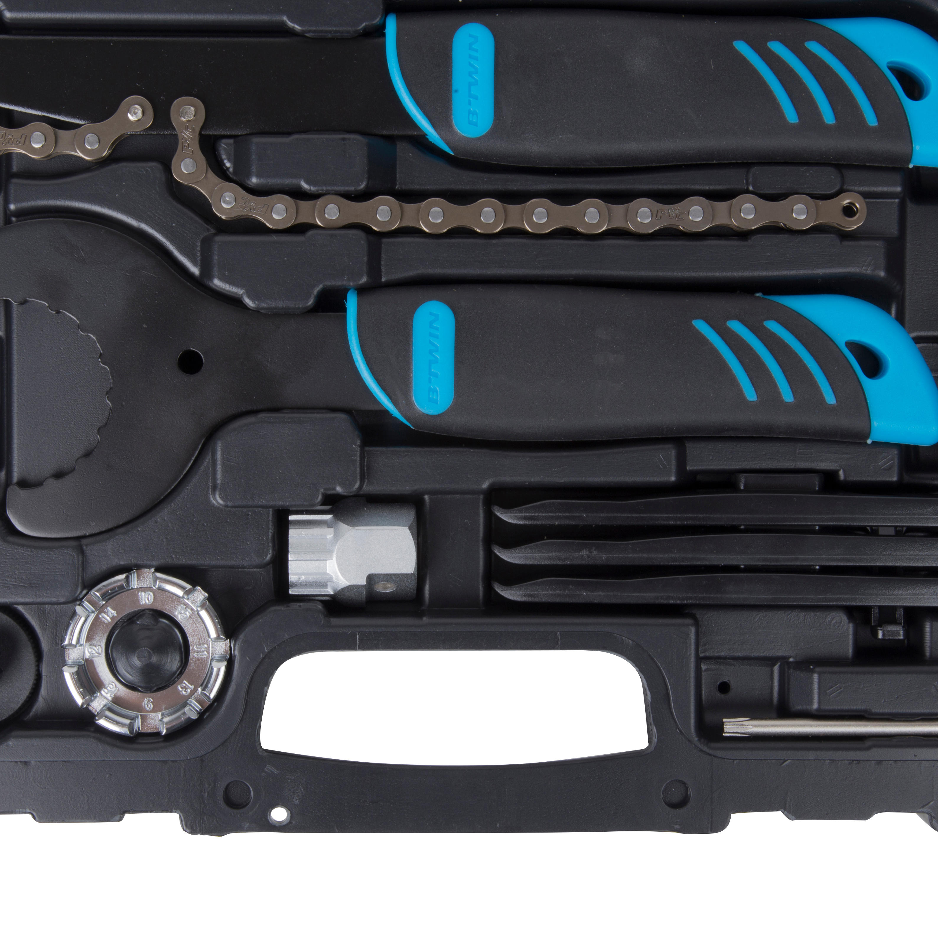 Coffre à outils de réparation de vélo - HYTR 500 avec 18 outils - DECATHLON