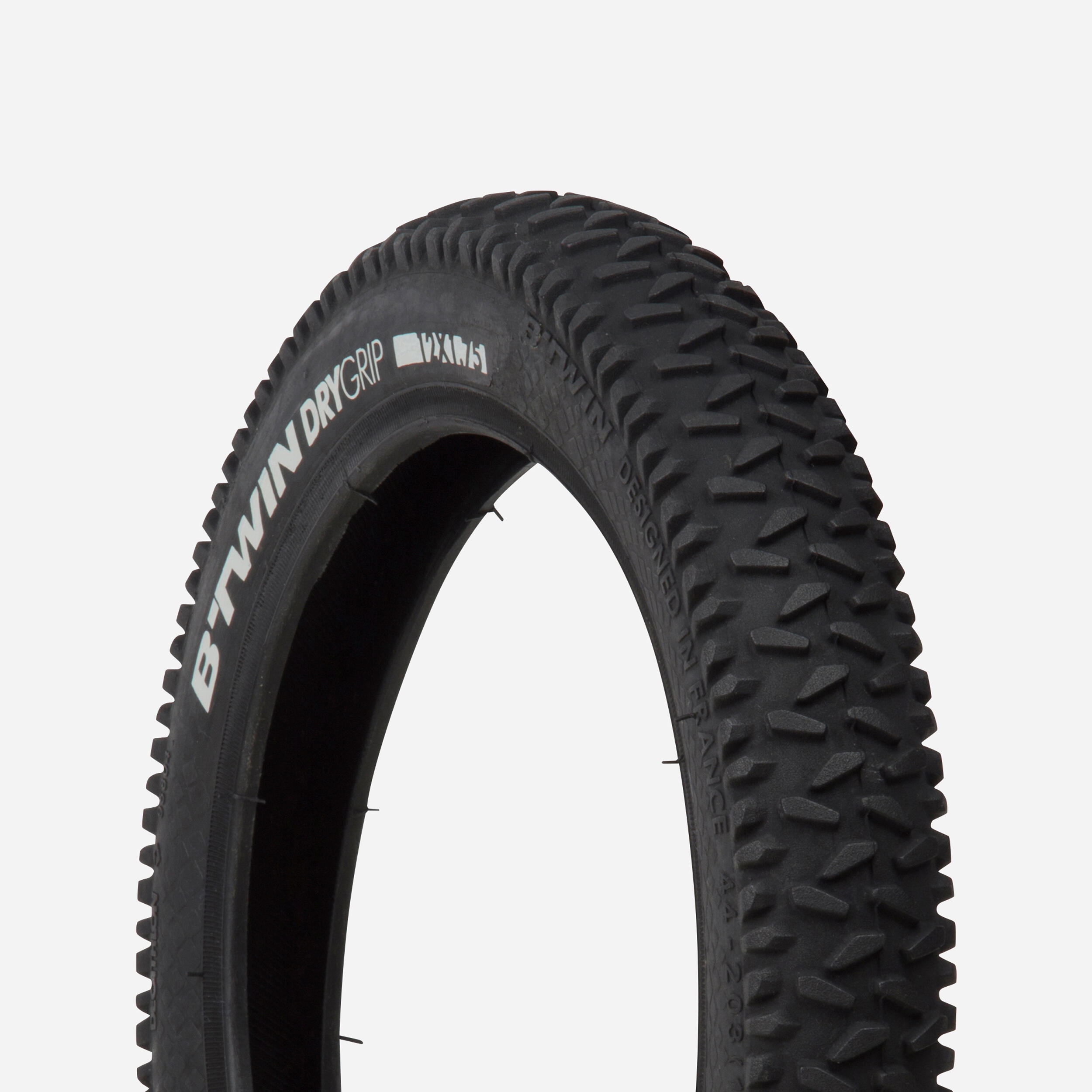 BTWIN Children's 12x1.75 Stiff Bead Bike Tyre / ETRTO 44-203