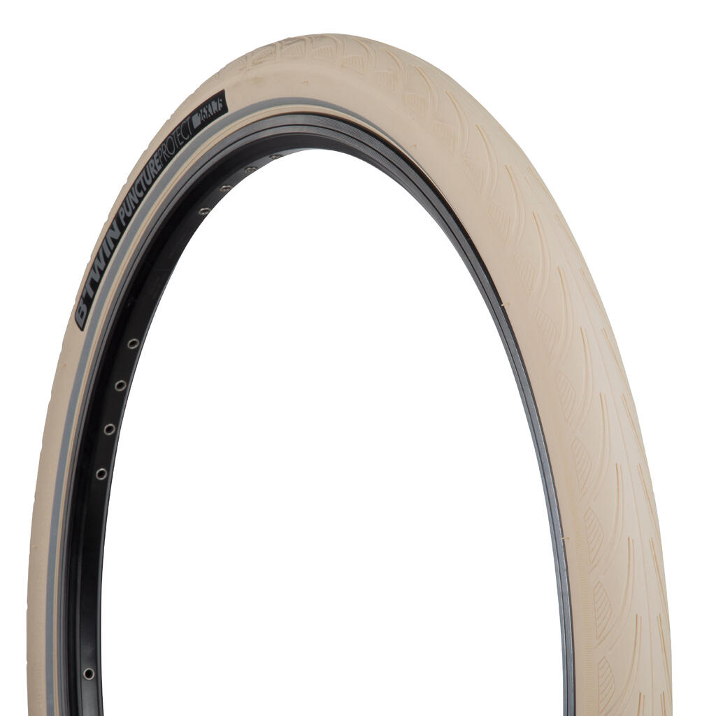 City 5 Protect 26x1.75 / ETRTO 44-559 City Bike Tyre - White