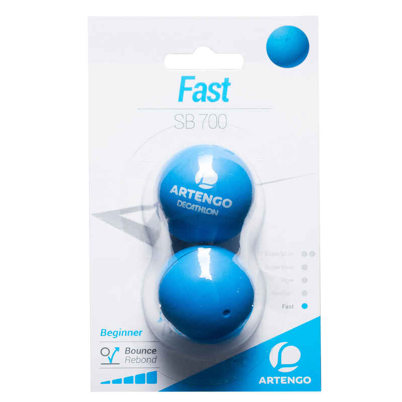 SB 190 Squash Ball Twin-Pack - Blue Dot