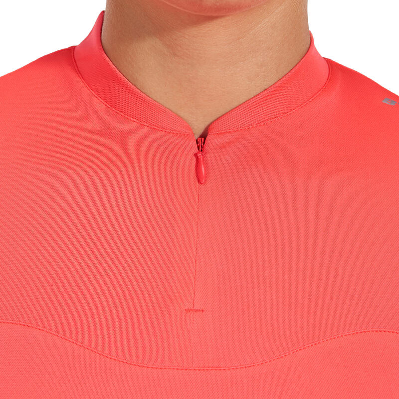 Kurzarm-Radtrikot RC 100 Damen pink