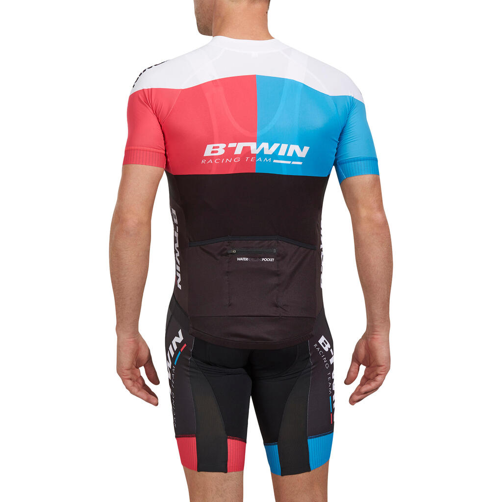 Kurzarm-Radtrikot Aerofit Herren grau