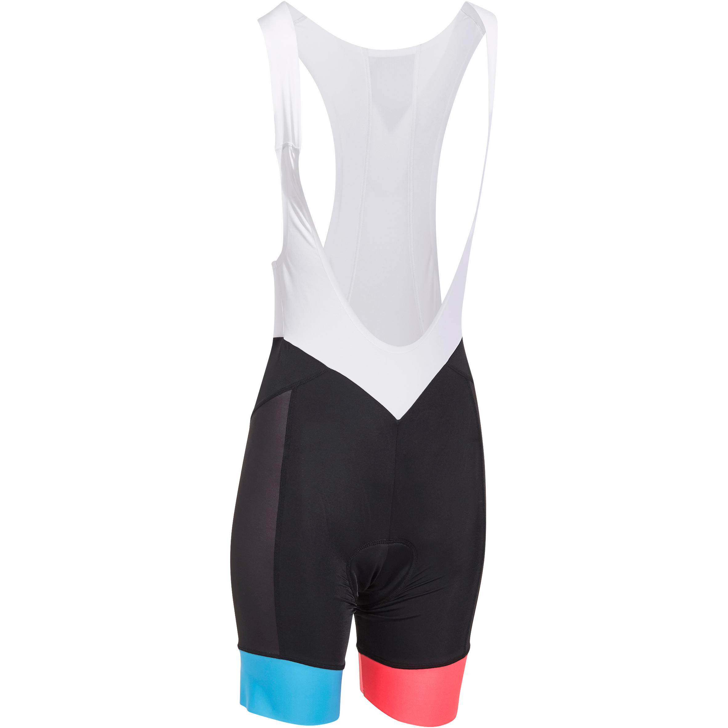 VAN RYSEL 900 Women's Cycling Bib Shorts - Black/Blue/Pink