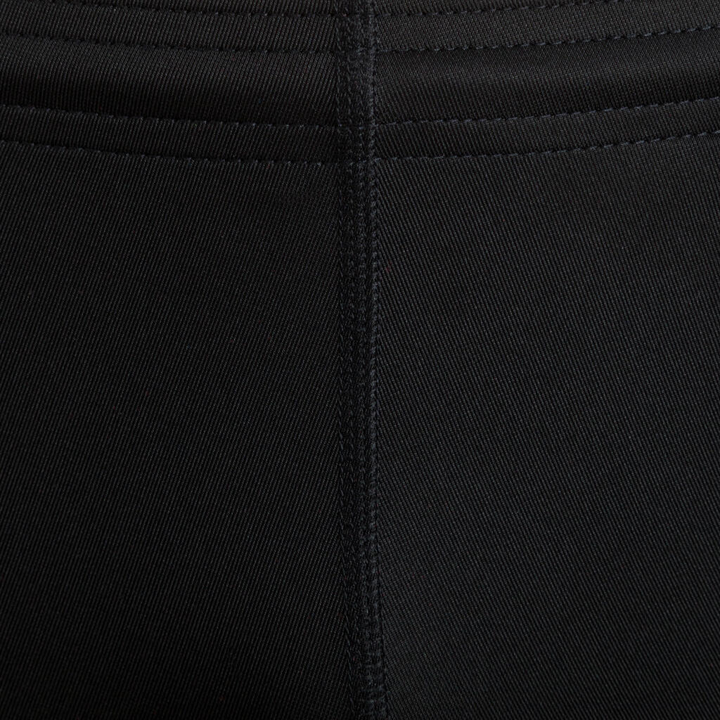 Laufhose lang Tights Kiprun Herren schwarz/grau