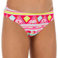 Girls' Two-Piece Triangle Bikini Swimsuit - Geo Pink