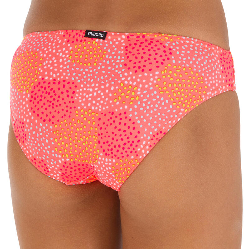 Maillot de bain 2 pièces fille triangle POMPON FLUO