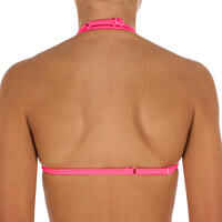 Girls' Two-Piece Triangle Bikini Swimsuit - Geo Pink