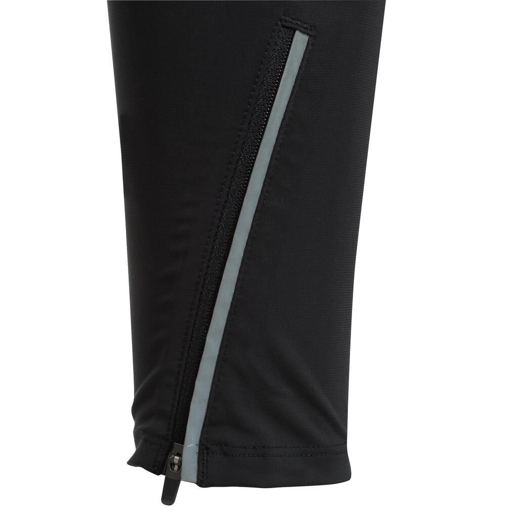 Laufhose lang Tights Kompression Kanergy Damen schwarz/rosa