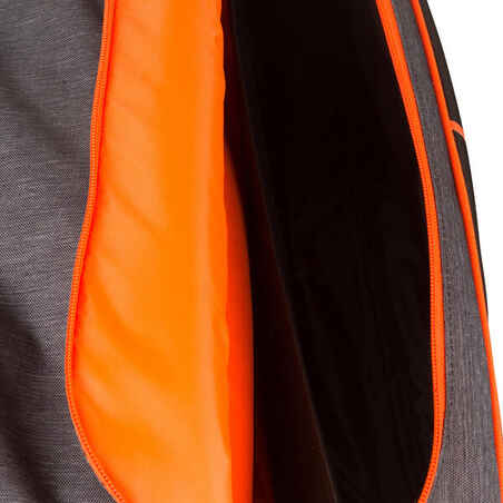 Tennistasche 500 M grau/orange