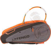 Tennistasche Schlägertasche - 500 M grau/orange