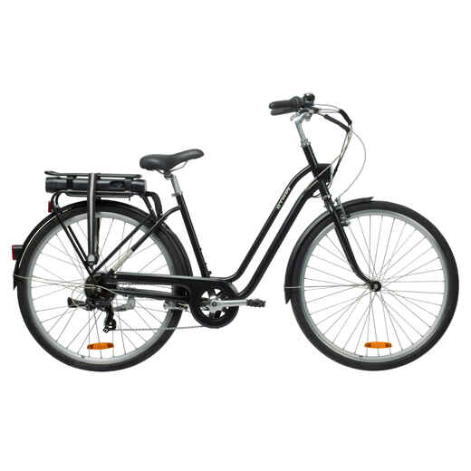 
      Mestský elektrický bicykel Elops 500 E so zníženým rámom
  
