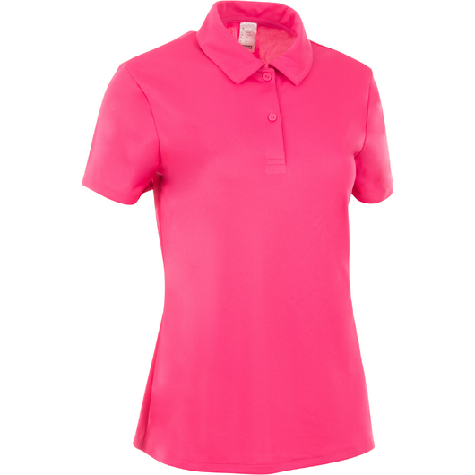 POLO DE TENNIS FEMME ESSENTIEL ROSE 100