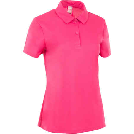 Essential 100 Women's Tennis Polo - Pink