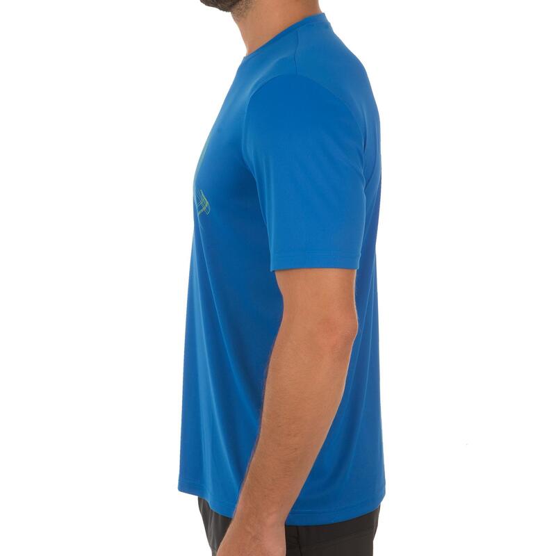 T-Shirt Soft 100 Tennisshirt Herren blau