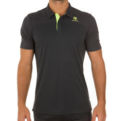 POLO DE TENIS HOMBRE manga corta DRY 900 GRIS