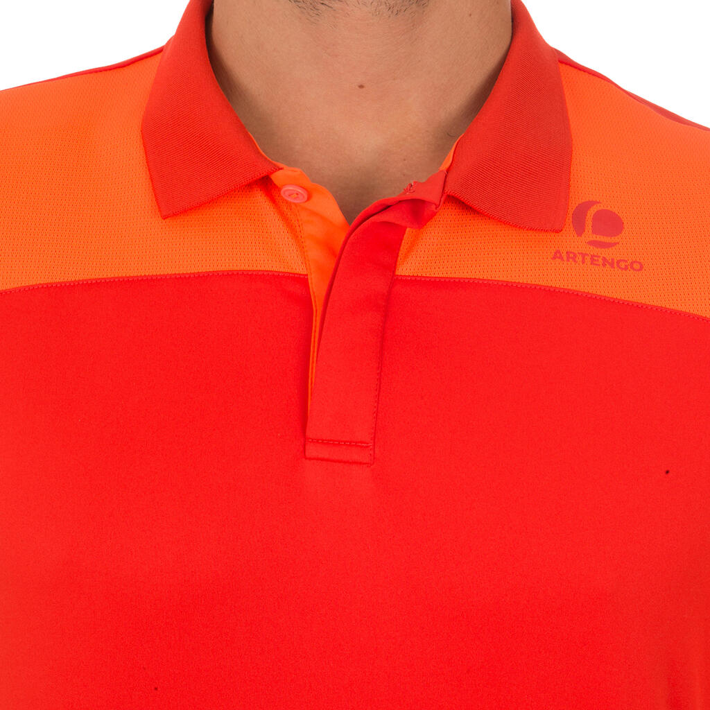 Poloshirt Dry 900 Tennispolo Herren rot