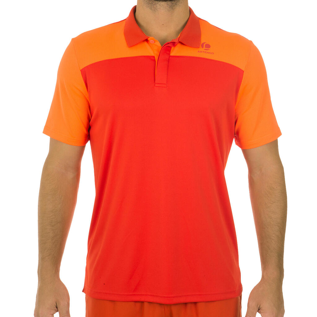 Poloshirt Dry 900 Tennispolo Herren rot