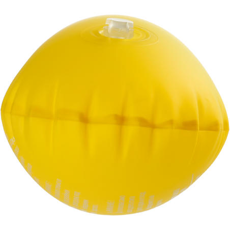 Bouée de flottaison de snorkeling frite gonflable Jaune