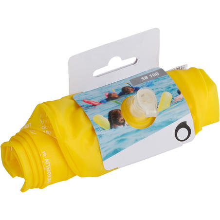 Bouée de flottaison de snorkeling frite gonflable Jaune - Decathlon