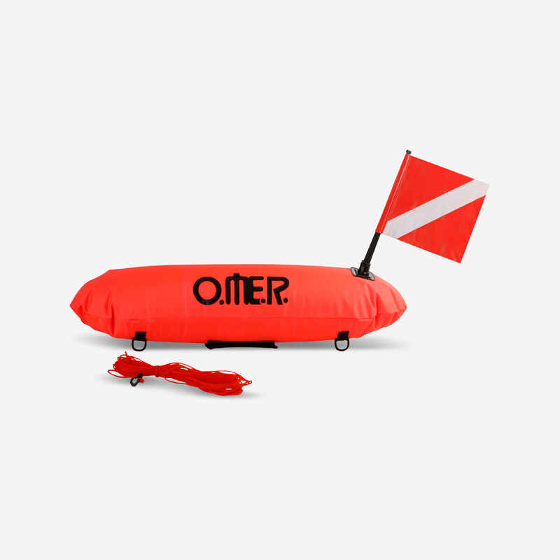 Master Torpedo Long Inflatable Buoy for Spearfishing