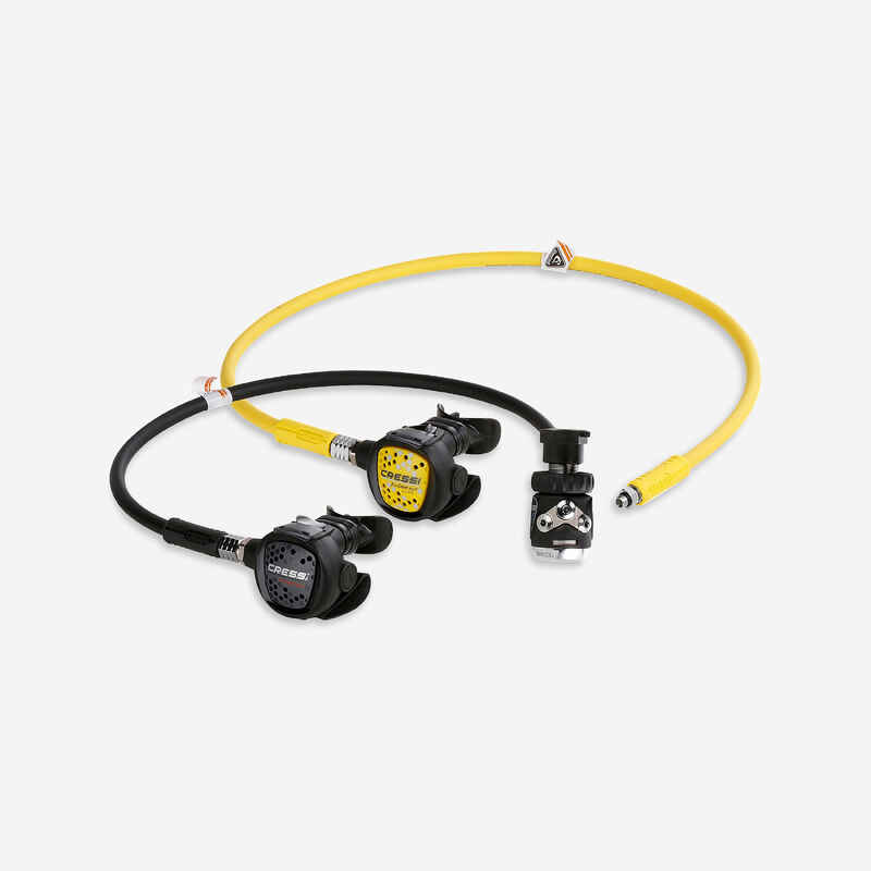 Scuba diving regulator + Octopus XS COMPACT MC9 DIN 300 bars Decathlon