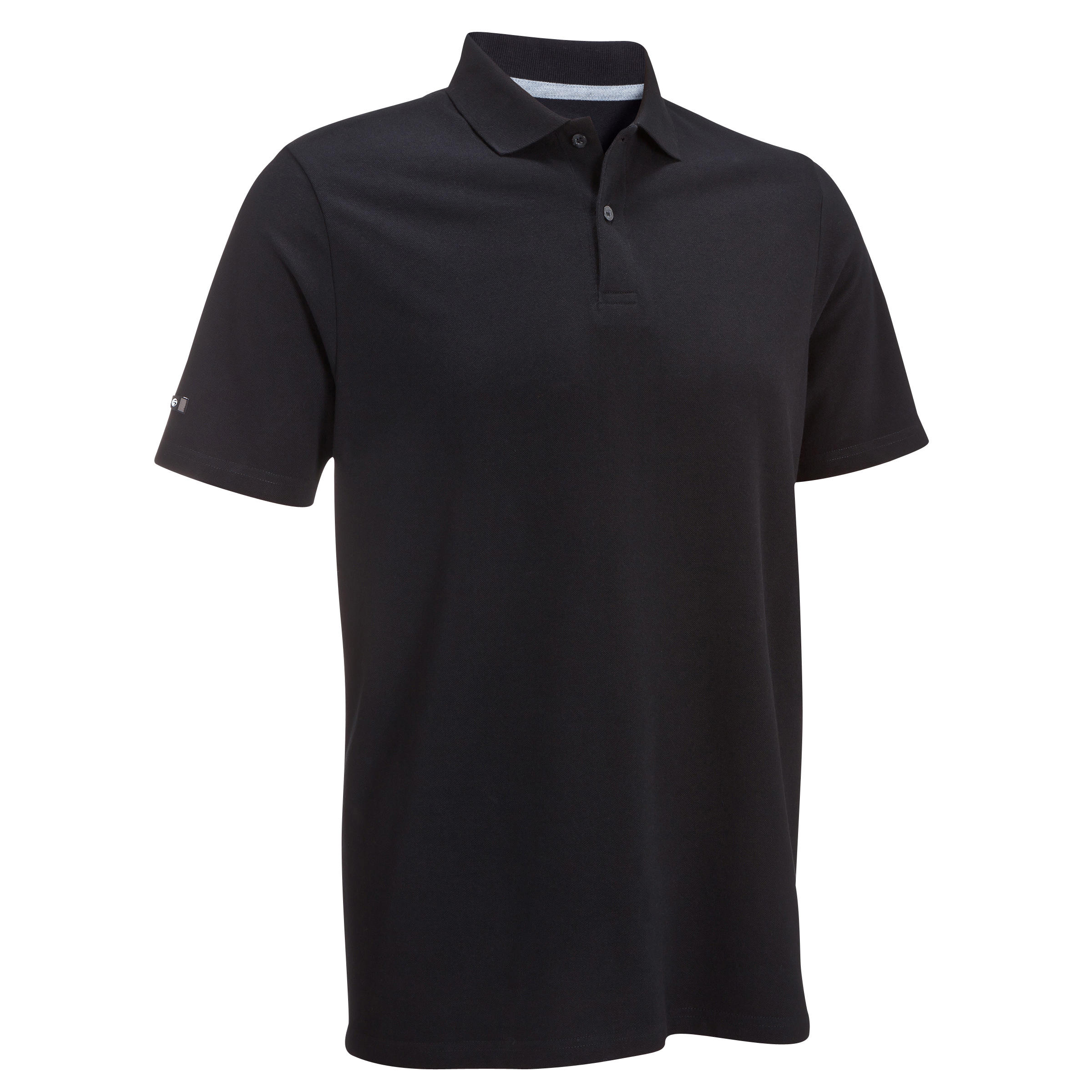 Polo de golf manches courtes homme MW500 noir 50/63