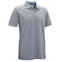 Men's golf short-sleeved polo shirt MW500 mottled grey