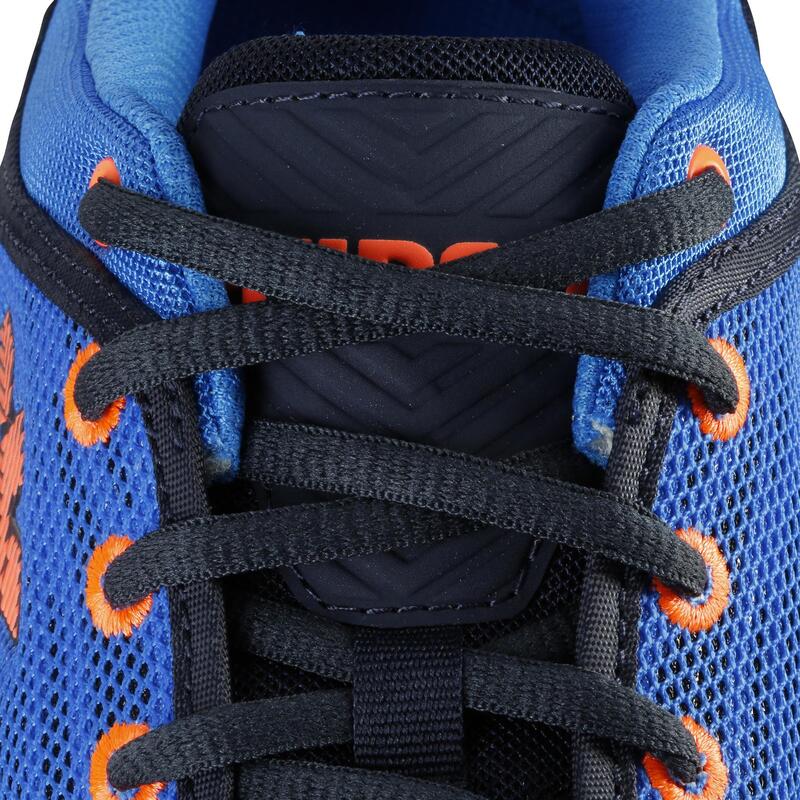 CHAUSSURE BASKETBALL TIGE BASSE FAST 500 ADULTE CONFIRME BLEU ORANGE