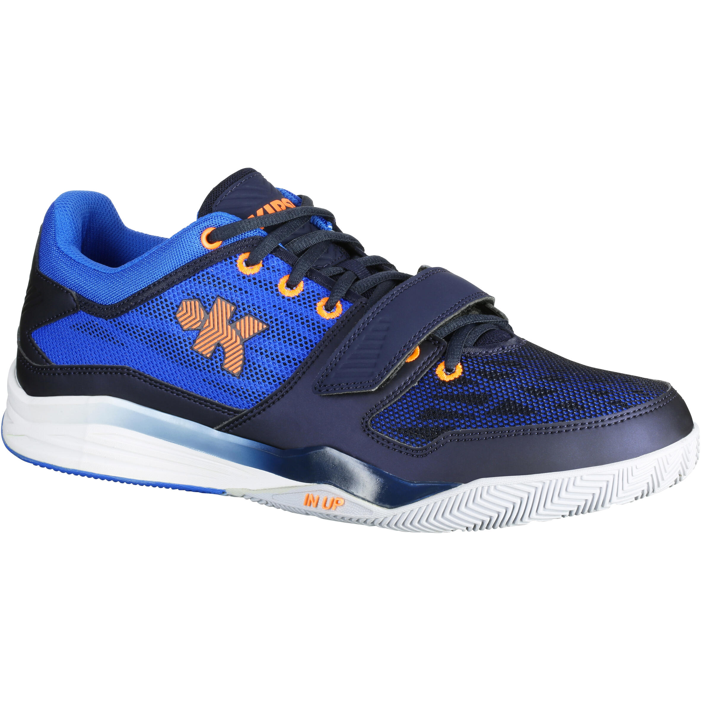 TARMAK Fast 500 Adult Intermediate Low Basketball Shoes - Blue/Orange
