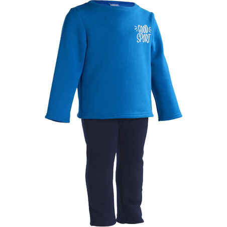 100 Warm'y Baby Gym Tracksuit - Blue