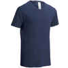 T-Shirt Sportee 100 Regular Gym Stretching Herren marineblau