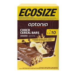 Barre de céréales enrobée ECOSIZE chocolat banane 10x32g