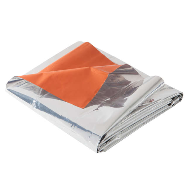 FORCLAZ Reusable Survival Blanket Orange Decathlon