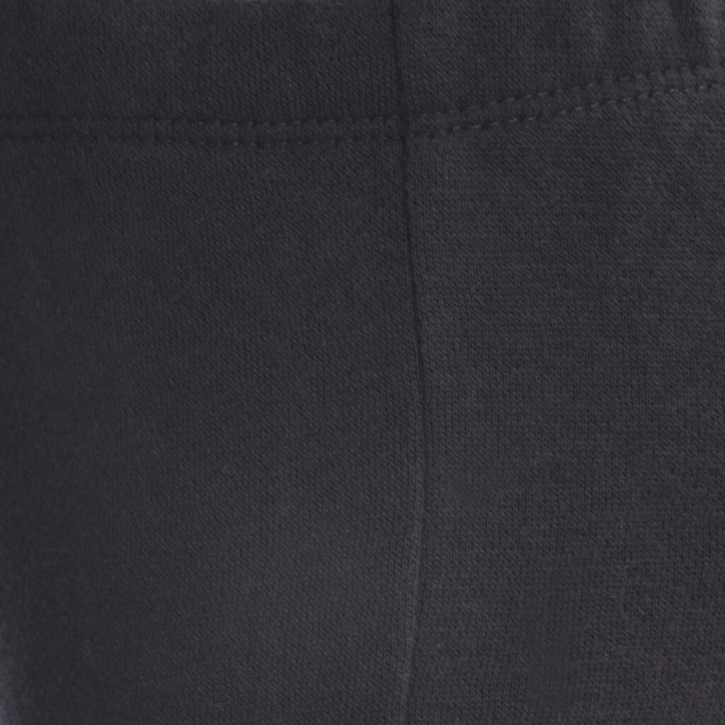Jogginganzug 100 Warm'y Reißverschluss Babyturnen blau mit Print