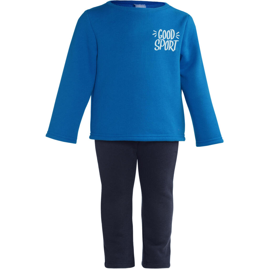 100 Warm'y Baby Gym Tracksuit - Blue