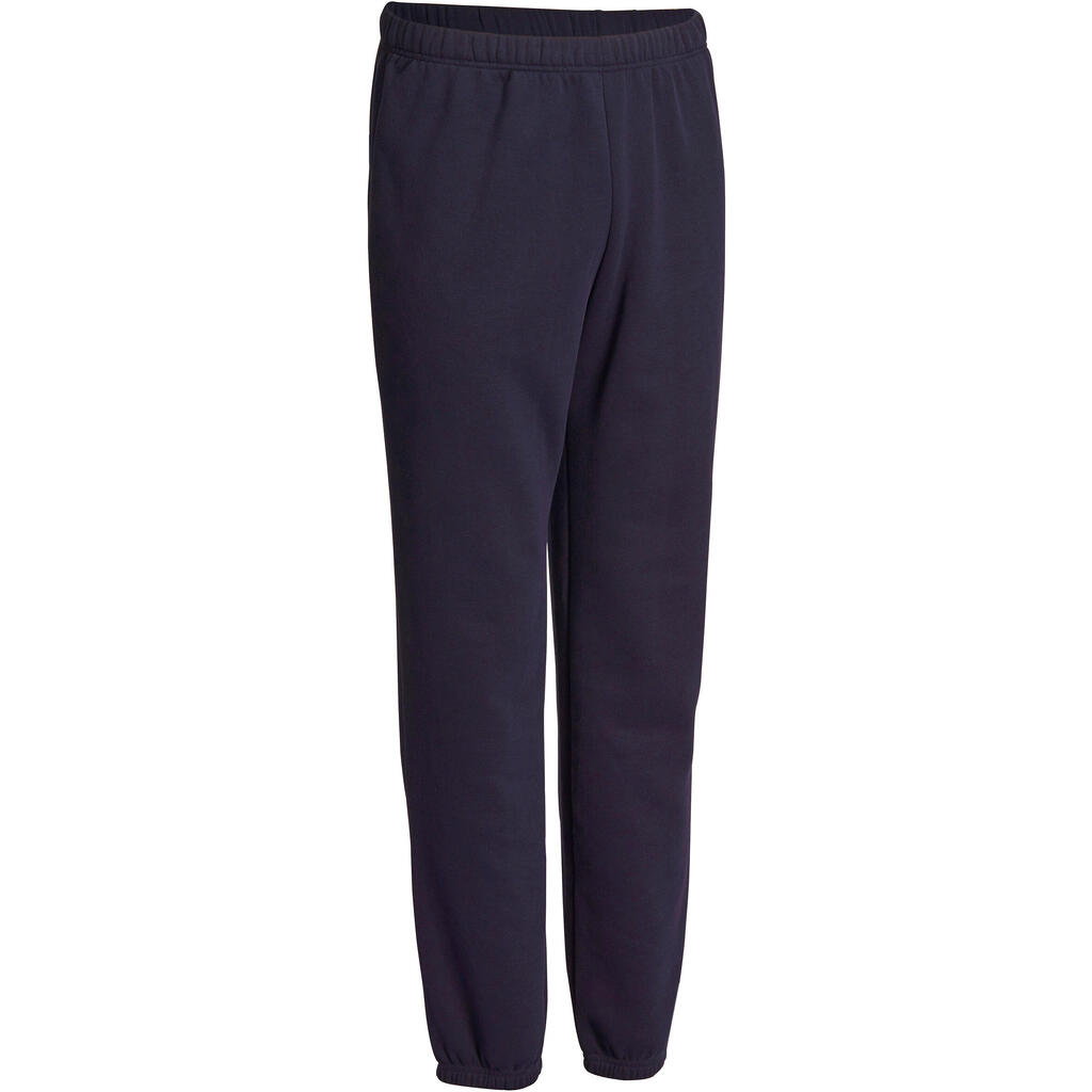 Jogginghose 900 Regular Pilates sanfte Gymnastik Herren marineblau
