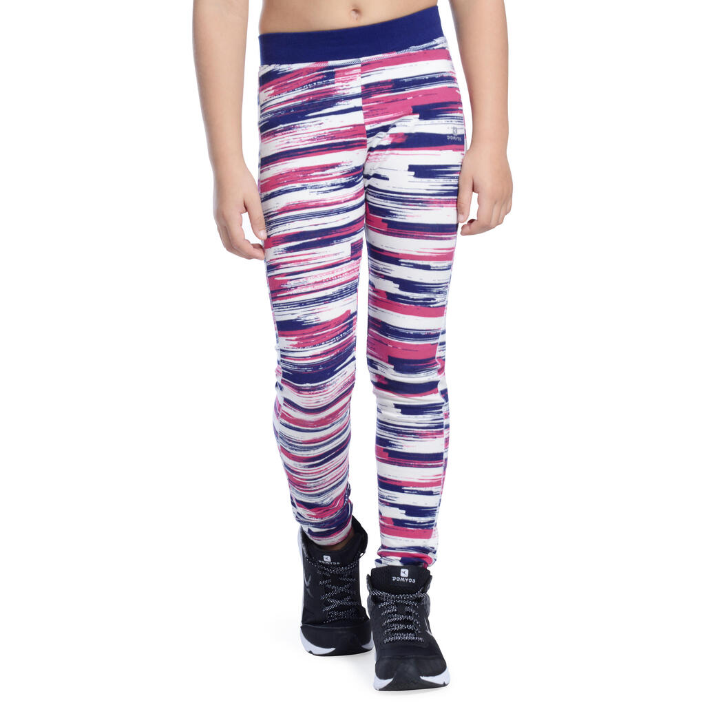 Leggings Gym Mädchen Print rosa